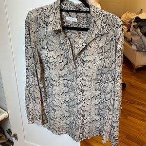 Snake skin equipment blouse